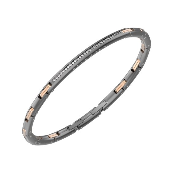 Pulsera John Richmond Hombre in Titanio 0.29 Ct JRCB12BR - JRCB12BR